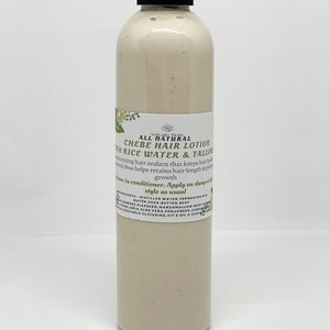 Chebe Hair Growth Lotion|With Fermented Rice Water & Tallow|Chebe|Aloe Vera|Sea Moss|Amla|Fenugreek