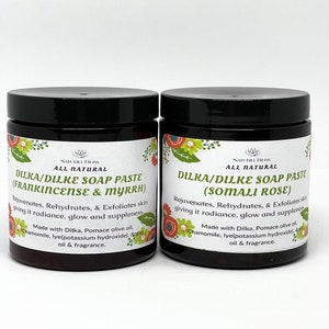 Dilka/Dilke Soap Paste/Sudanese Beauty/Exfoliating/Rejuvenating & Smooth Glowing Skin
