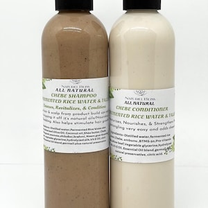 Chebe gefermenteerde rijst, water en talg, shampoo en conditionerpakket...Haargroeikit| Versterkt|Hydraterend|Herstellend..