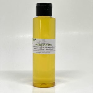 Aceite Dukhaan (aceite perfumado para fumar corporal) / Sin alcohol / Desintoxica y repara la piel