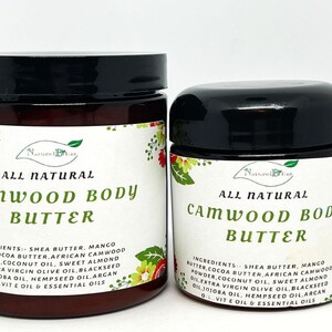 All Natural Camwood Body Butter(For All Skin Type) 4oz, 8oz