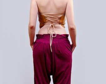 Nomad Pants - Goa Nomads. Marocco, Handmade, Cotton, Ethnic, Boho, Hippie - Aladdin Pants, Harem Pants, Balloon Pants, Thai Pants