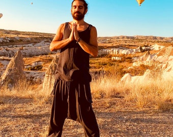 Eco-Friendly Harem Pants: Organic Cotton Aladdin Style