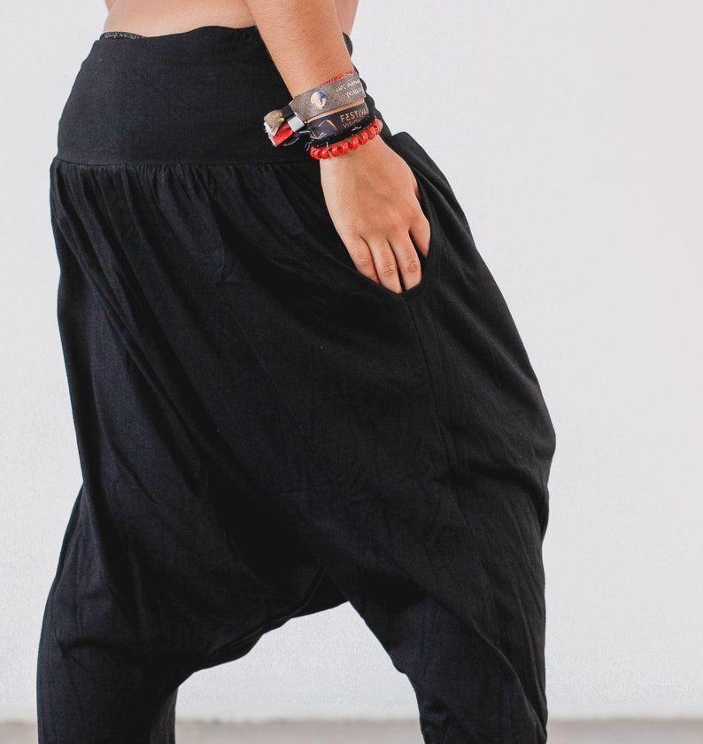 Goa Shorts Psytrance Handmade Thai Shorts Harem Shorts Cotton Balloon Shorts Hippie Aladdin Shorts