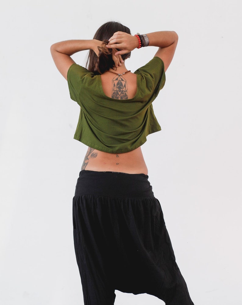 Goa Shorts Psytrance Handmade Thai Shorts Harem Shorts Cotton Balloon Shorts Hippie Aladdin Shorts