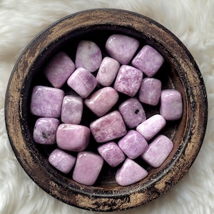 Tumbled Lepidolite  ,  Lepidolite  , Ethically Sourced Crystals , Pink Lepidolite , Purple Lepidolite
