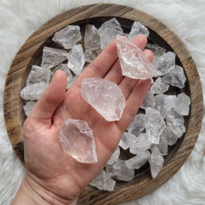 Ice Quartz, Ethically sourced crystals, Brazilian Quartz, Clear Quartz, Quartz