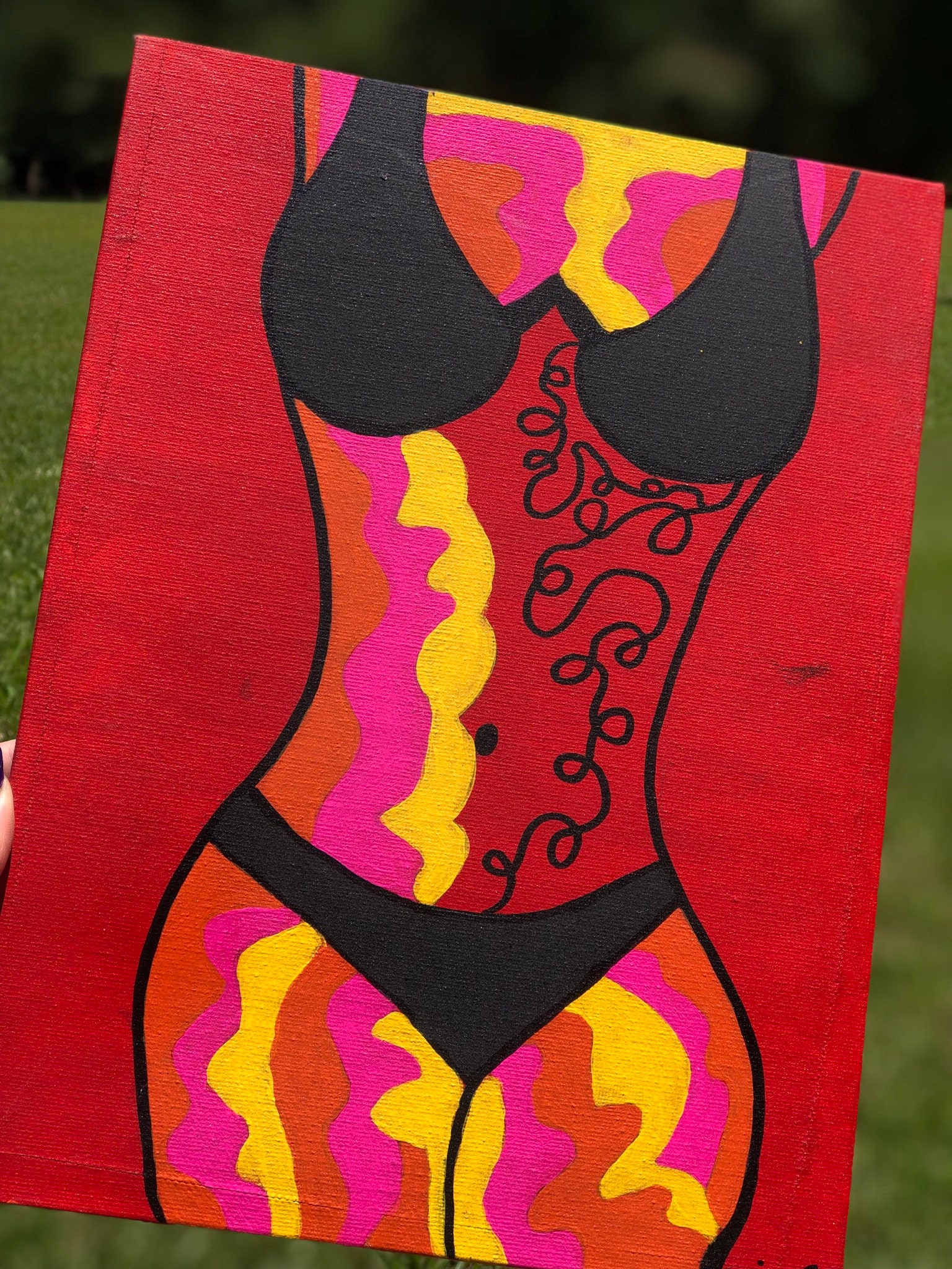 Female Body Art Etsy