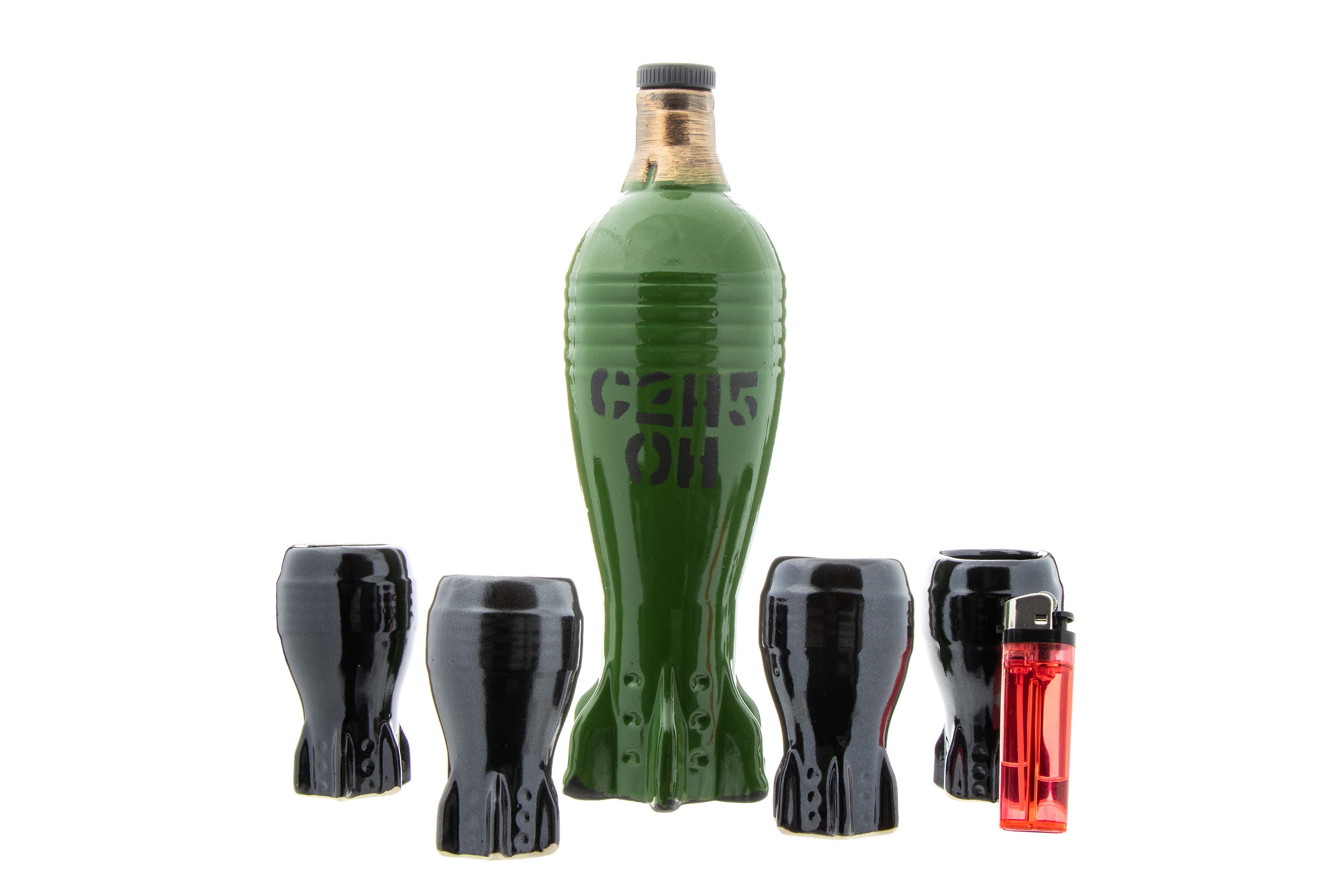 Military Gift DECANTER Barware Bottle like Rocket Bomb Torpedo Etsy