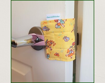Door Muffler * Door Whisperer * Door latch cover * Nursery * Child's room