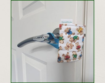 Door Muffler * Door Whisperer * Door latch cover * Rainbow Baby * Teddy Bear