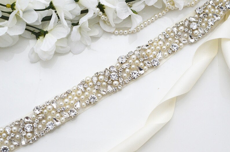 Bridal Sash Belt Skinny Belt Sash Belt Bridal Belt Crystal Wedding Belt Bridal Wedding Belt Silver Bridal Belt Wedding Belt