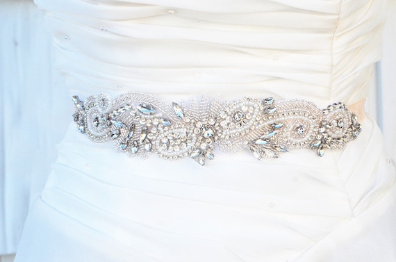 Bridal belt cheap etsy