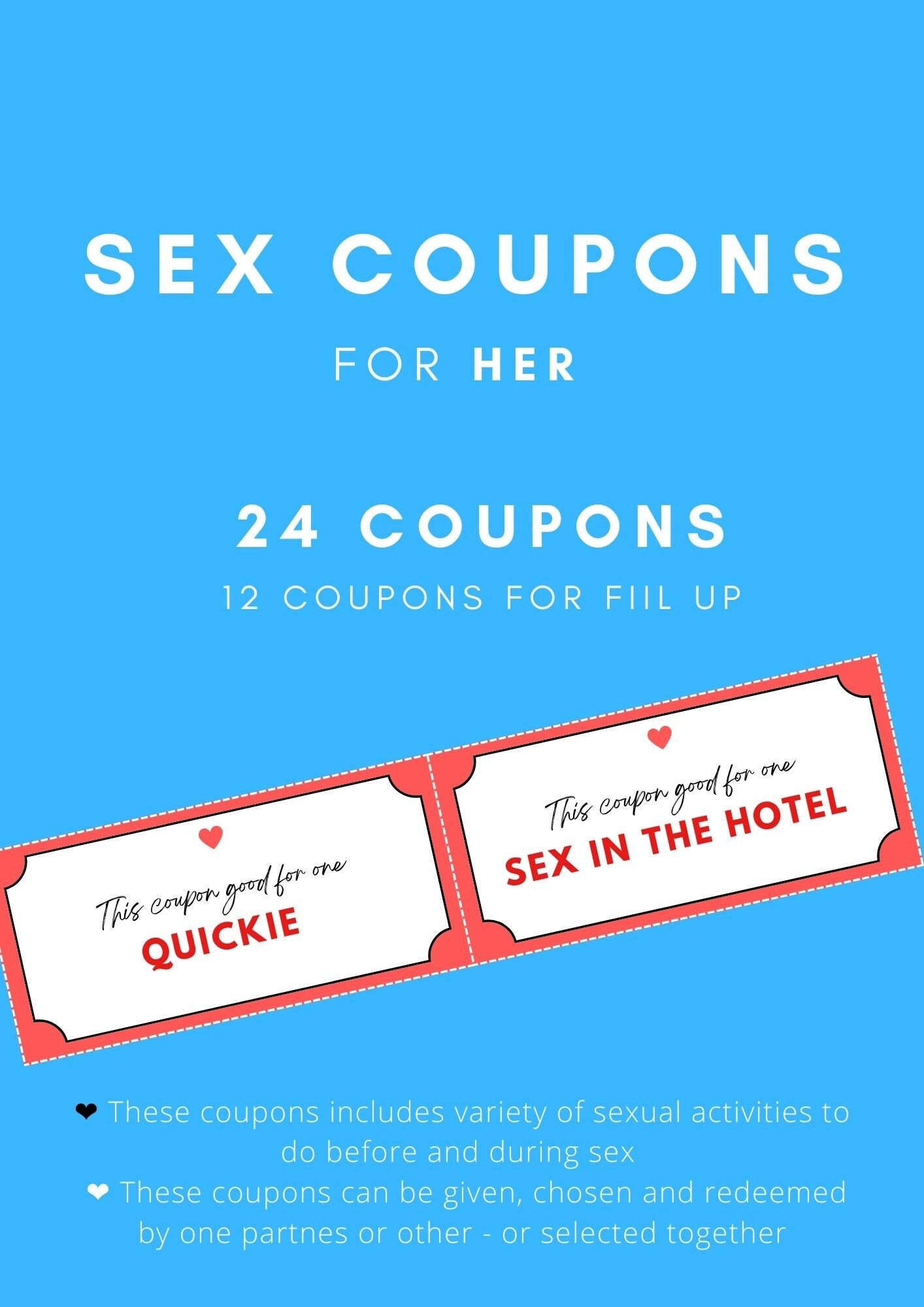 Couple Sex Coupons