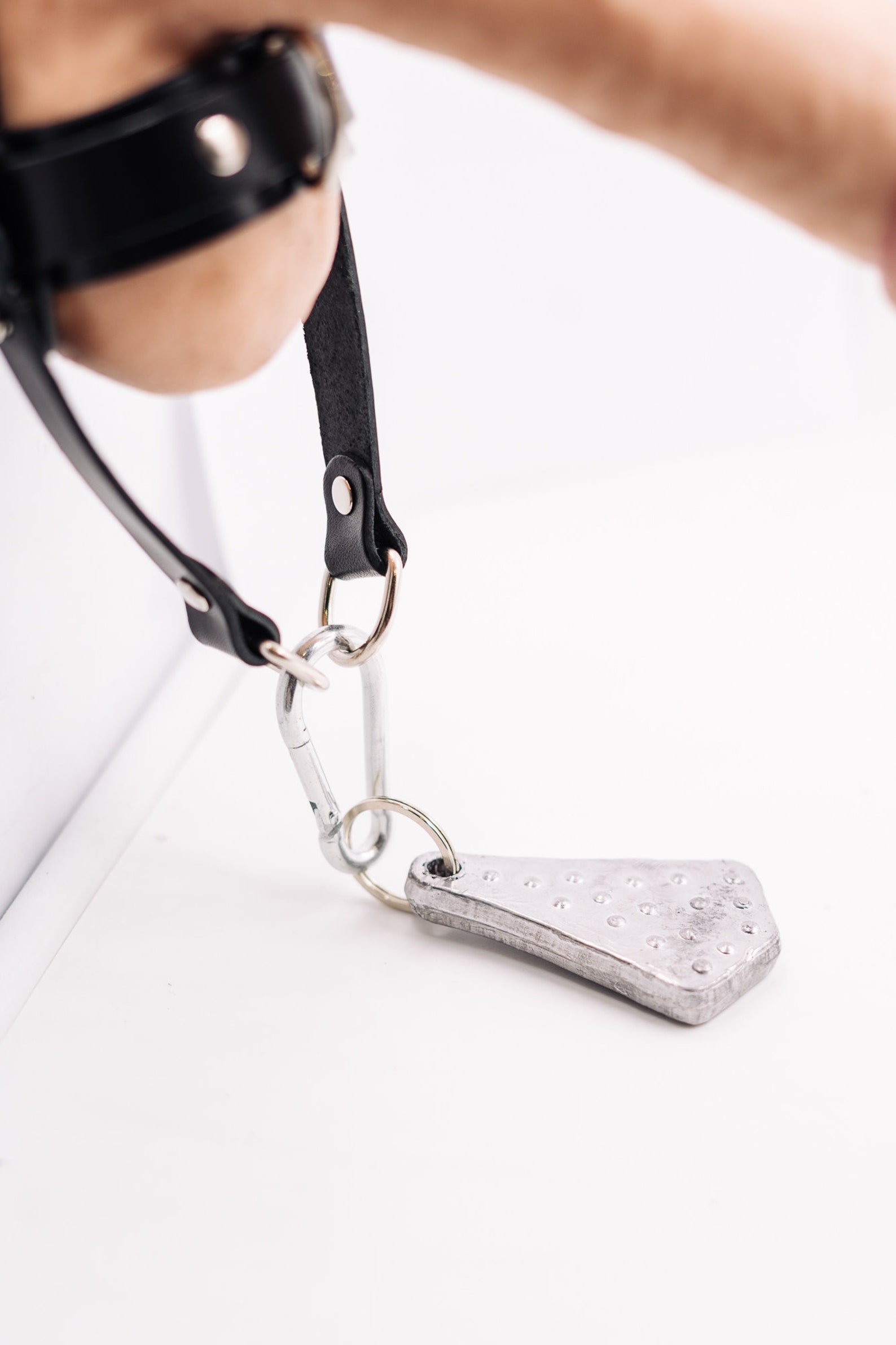 Leather Ball Stretcher Restraints Leather Cock Ring With Etsy