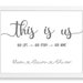 This is Us Print , Personalised Print , Valentines , Family Print , Wedding Gift , Personalised ...