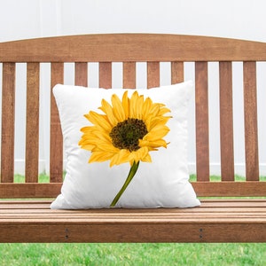 Sunflower Bench Cushion Etsy UK