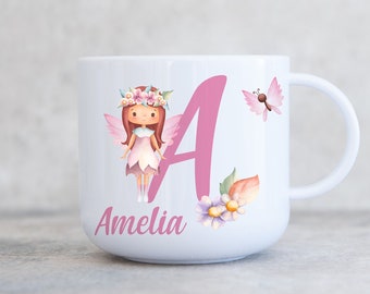 Child's Personalised Unbreakable Plastic Cup, Fairy Kids 6oz Cup, Children's Mug, Kids Mug, Gift for Son Daughter Grandson Grandaughter