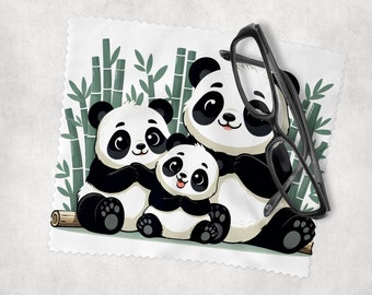 Glasses Lens Cleaning cloth, Panda, Soft Cloth for Glasses Spectacles, Lens cleaner, Gift