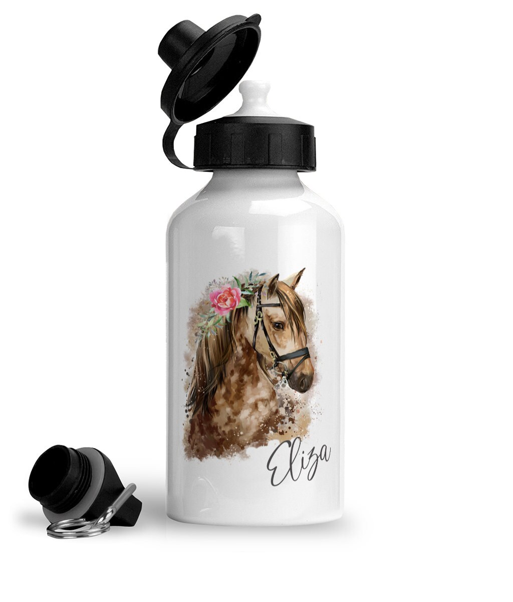 Personalised Horse Sports Aluminium Water Bottle Horsey Gift Etsy UK