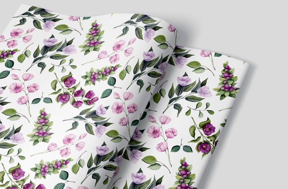 flower wrapping paper