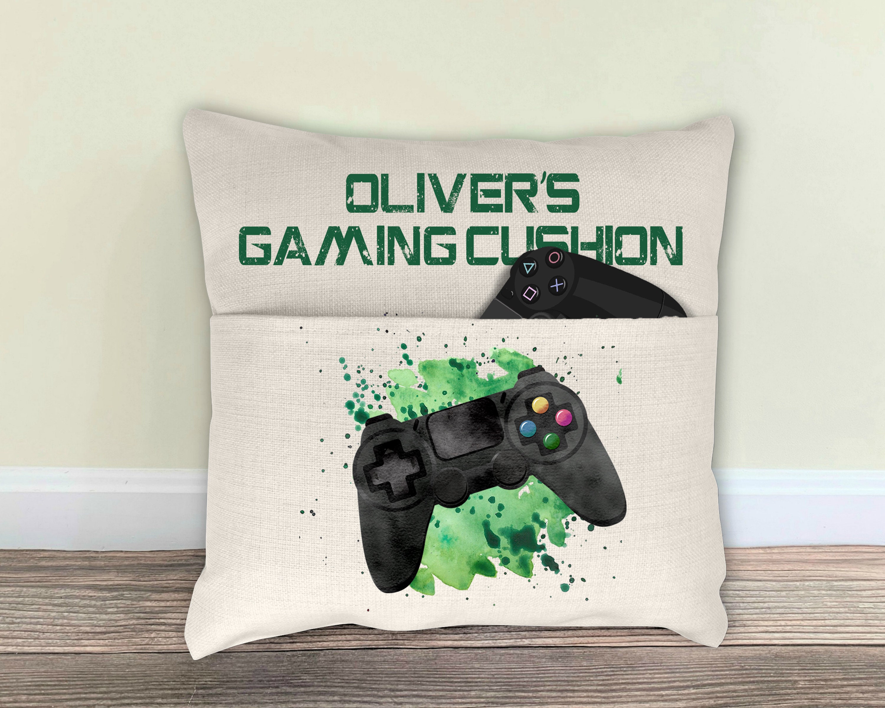 Playstation Xbox Cushion Cover/Case Quality Gamer Pillow Case UK Seller