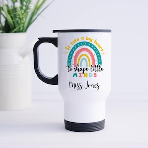 Personalised Teacher Travel Mug , Teacher Gift , Coffee Mug , Gift Mug , Cup , Stainless Steel Insulated Travel Mug - Travel Cup