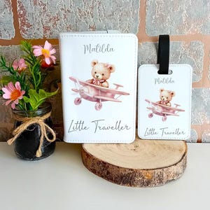 Personalisierte Kinderpasshülle, Gepäckanhänger, Passhülle, Urlaubsreisegeschenk, 1.Pass für Kinder, neues Babygeschenk