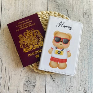 Personalisierter Kinderpass, Passhülle, Passhülle, Urlaubsreisegeschenk, 1.Pass für Kinder, neues Babygeschenk