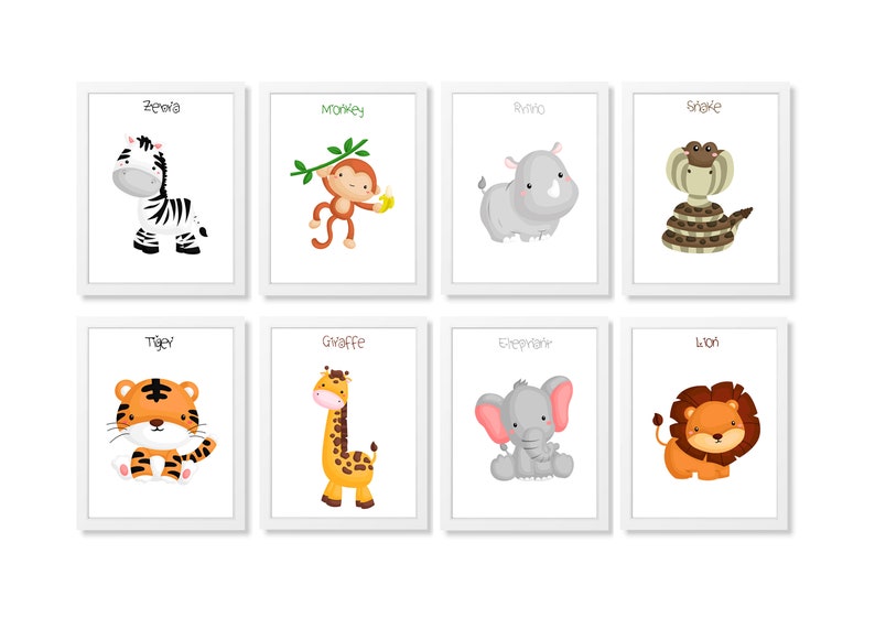 jungle animals nursery