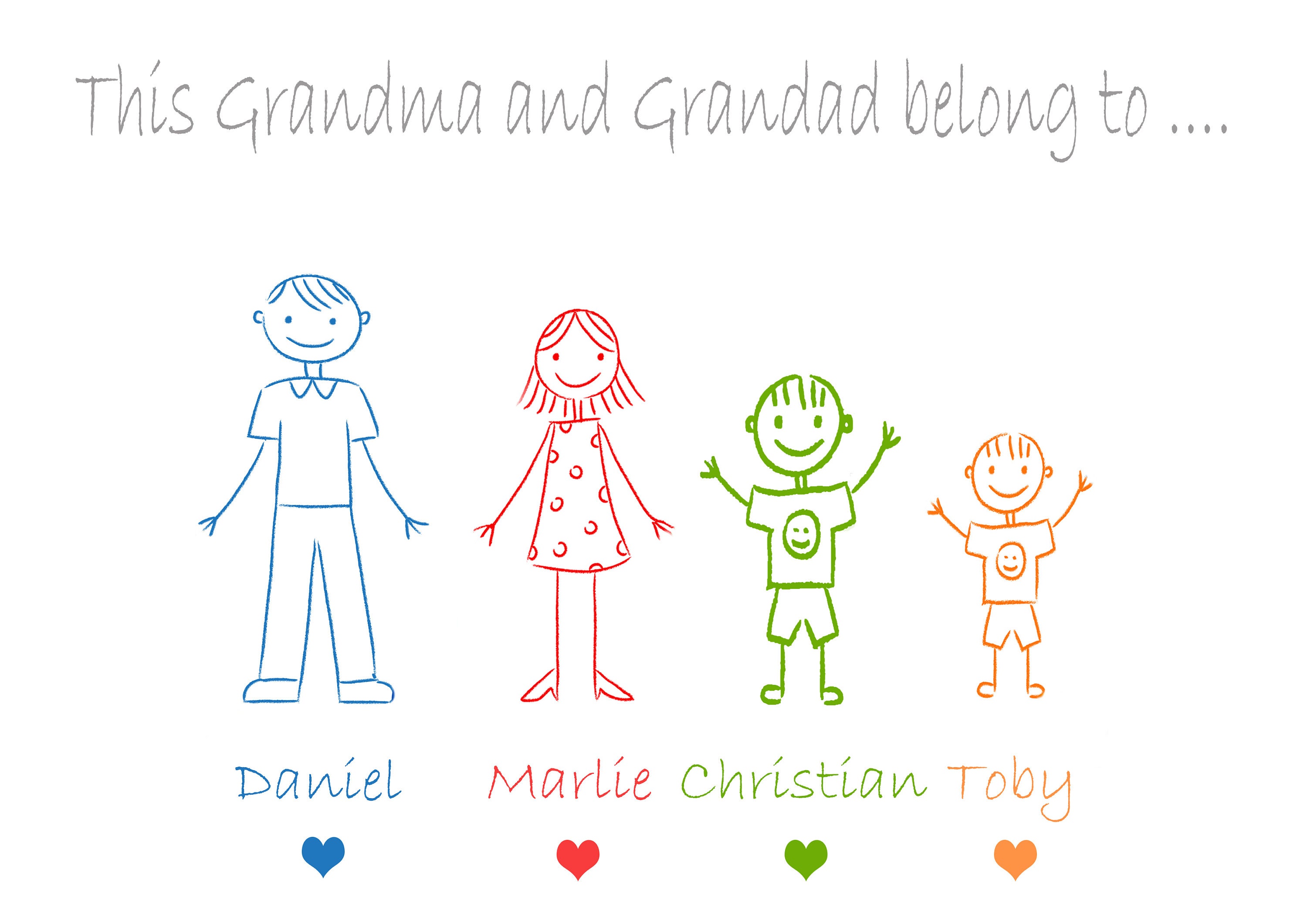 Family Print Name Print Personalised Family Print Custom | Etsy