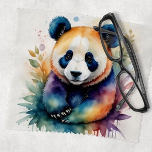 Glasses Lens Cleaning cloth, Panda, Soft Cloth for Glasses Spectacles, Lens cleaner, Gift