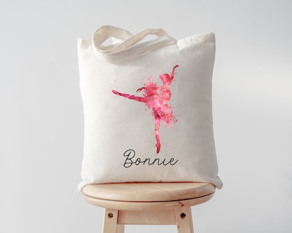 Personalised ballet shop bag