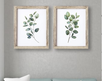 Botanical Print , Eucalyptus Wall Art , Leaf Print , Botanical Art , Eucalyptus Leaf Art , Room Decor - Home Office - Home Decor