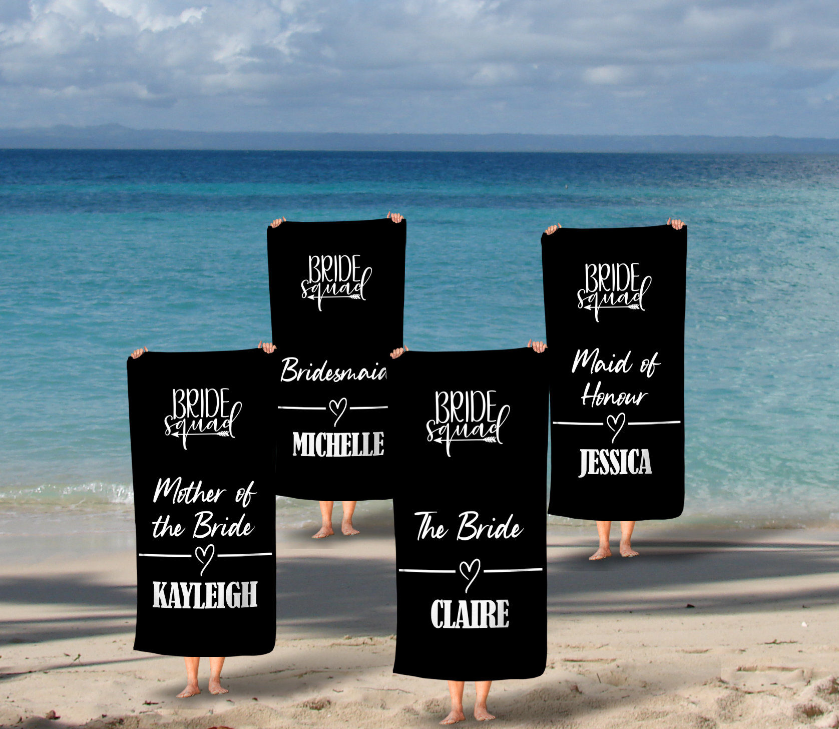 CafePress Rustic Chalkboard Bride Towel – Mr & Mrs Newlyweds Beach Towel, 30"x60", Super Soft & Absorbent - View #8