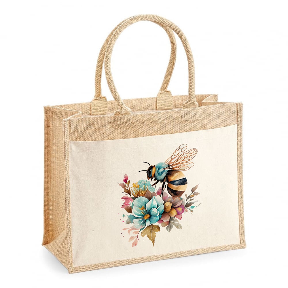 high class tote bag／jute Amazon.com: Nature Friendly Large Jute Tote Bag Long Handle