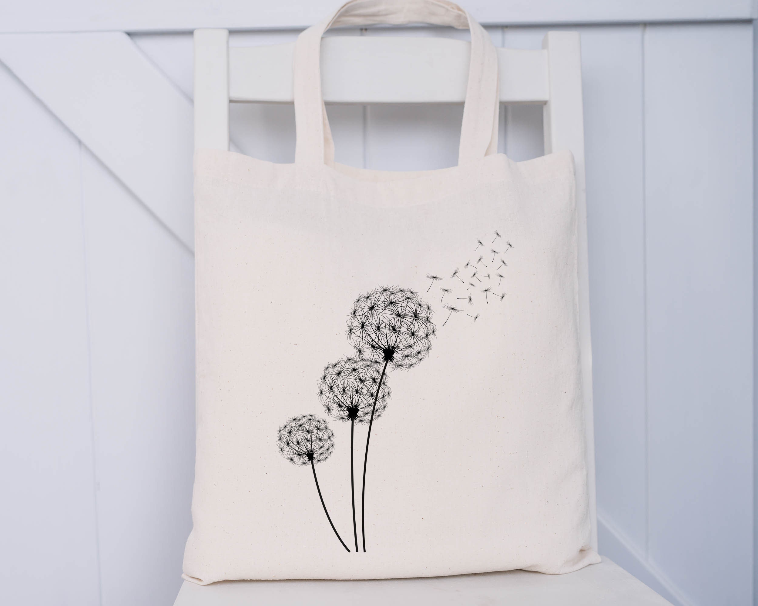 Dandelion tote bag deals