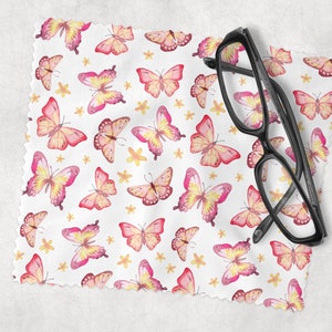Glasses Lens Cleaning cloth, Butterfly, Soft Cloth for Glasses Spectacles, Lens cleaner, Gift