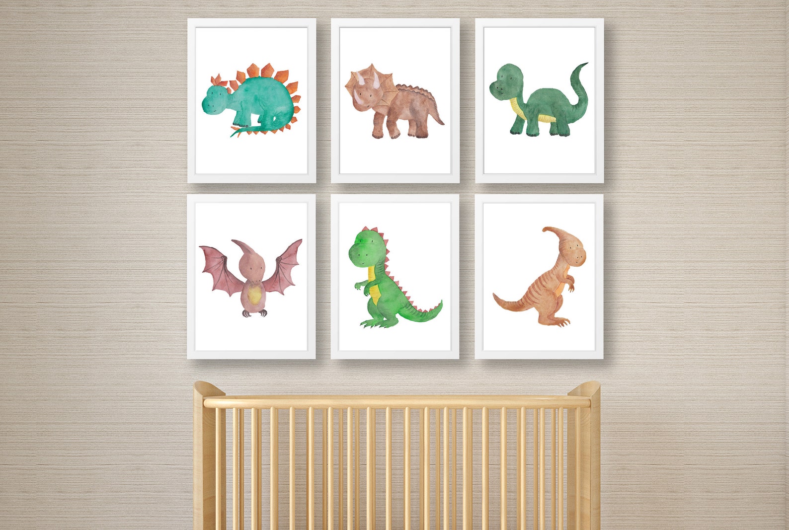 Dinosaur Print Dinosaur Nursery Prints Dino Nursery Print - Etsy UK