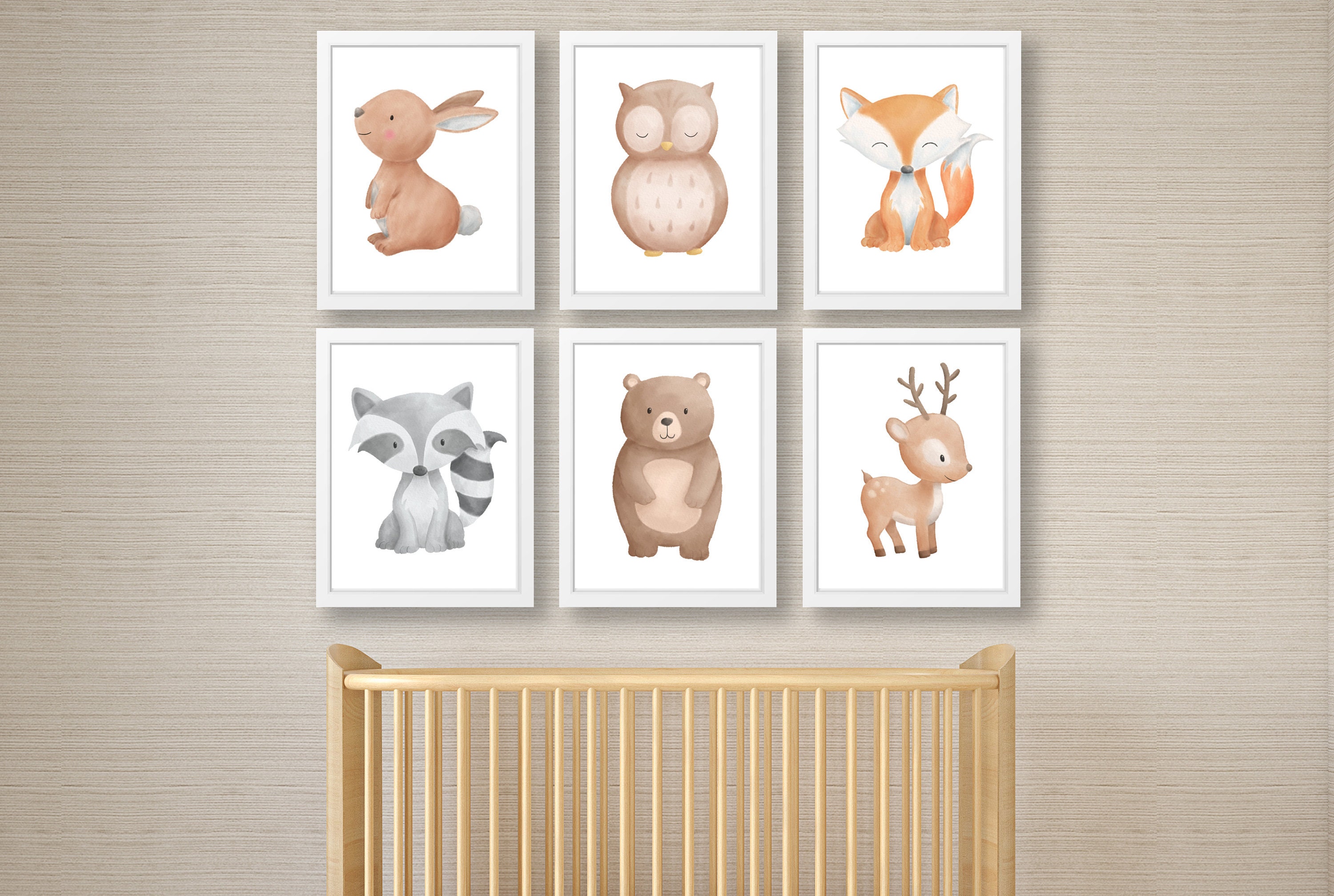Woodland Prints Nursery Prints Woodland Nursery Decor Etsy Australia
