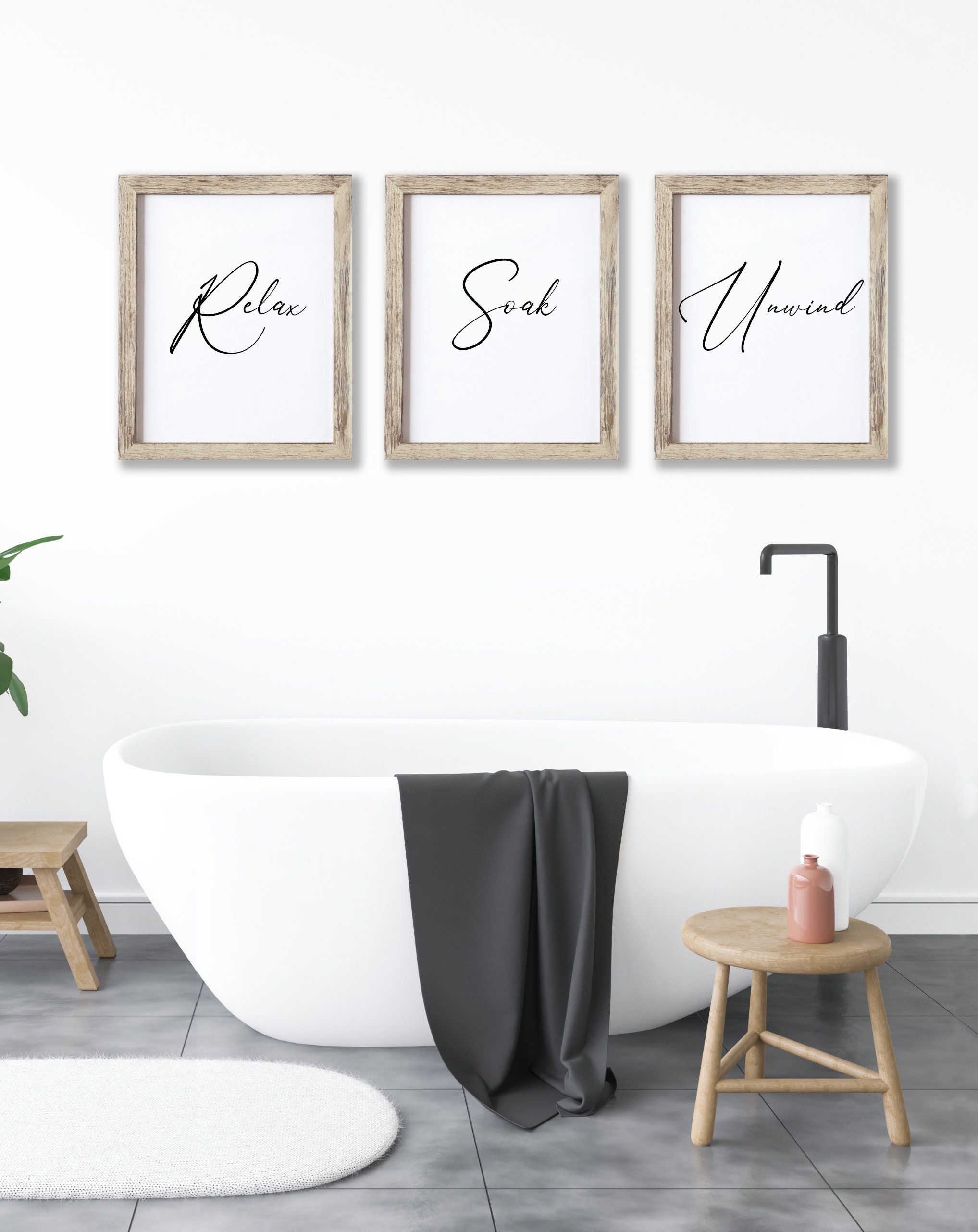 badezimmer dekor relax relax relax relax badezimmer - etsy.de