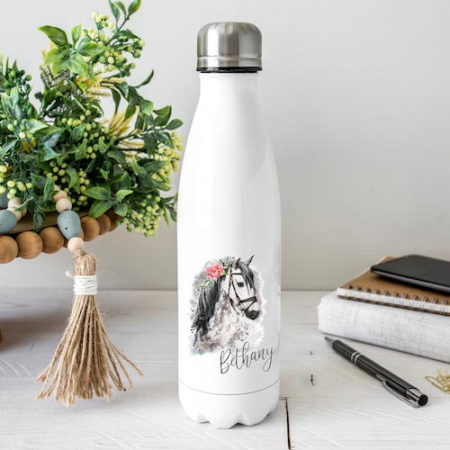 Personalised Water Bottle Horsey Gift Horse Riding Gift Etsy UK
