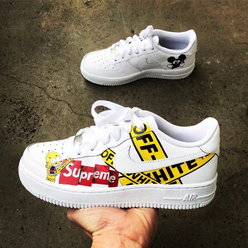 nike air force 1 homer simpson
