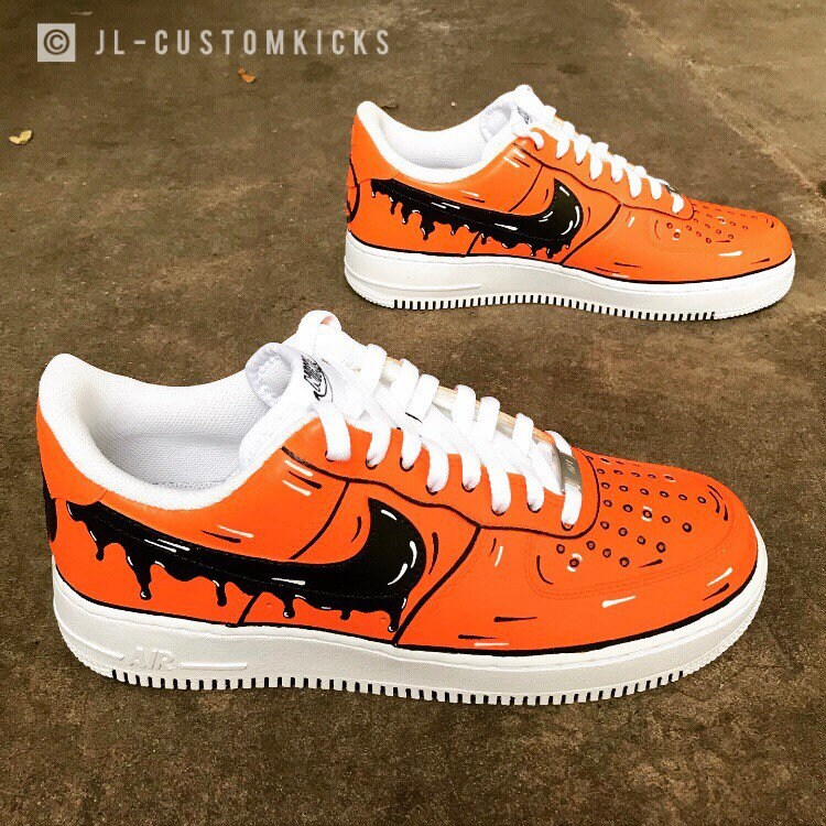 columpio maletero delincuencia Costumbre completa Nike Air Force 1 Comic - Etsy España