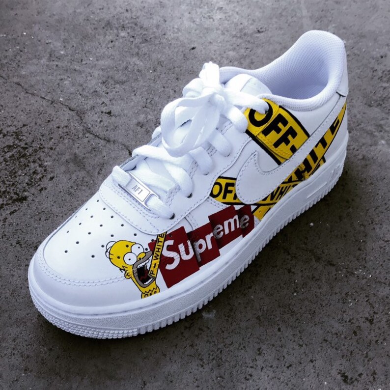nike air force 1 homer simpson