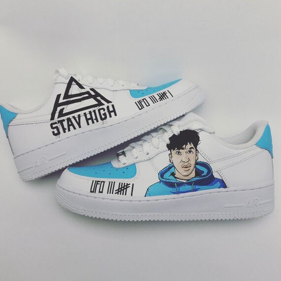 custom white nike air force 1