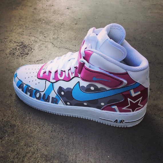 Full Custom Nike Air Force 1 LOVE 2K19 | Etsy