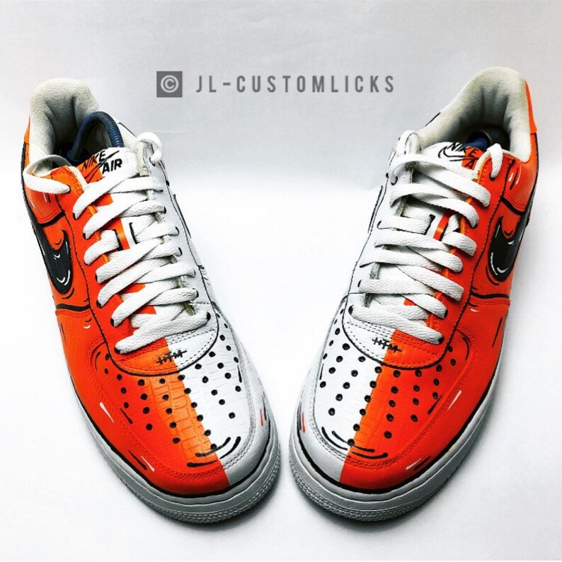Full Custom Nike Air Force 1 Helped Comic | Etsy