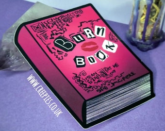 Burn Book Vinyl Sticker - teen - mean girls