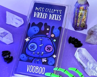 WAX MELTS, Miss Creepy's Wicked Waxes, VooBoo, Voodoo, Home Fragrance, Vegan